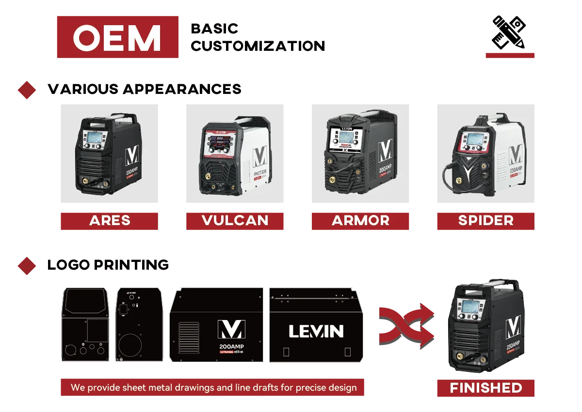 MSLEVIN OEM ODM XTRAMIG Synerg - Tig Welder Machine 评论和价格
