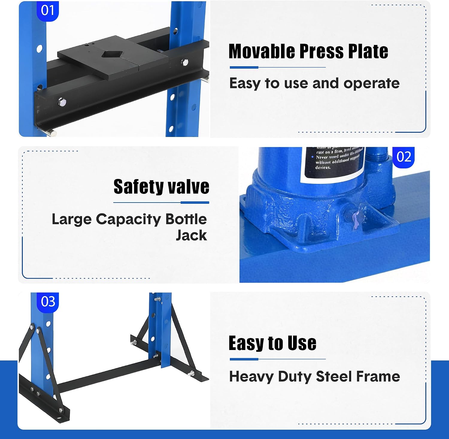 Tacleekii 6T Hydraulic Press H - Car Frame Straightening 评论和价格