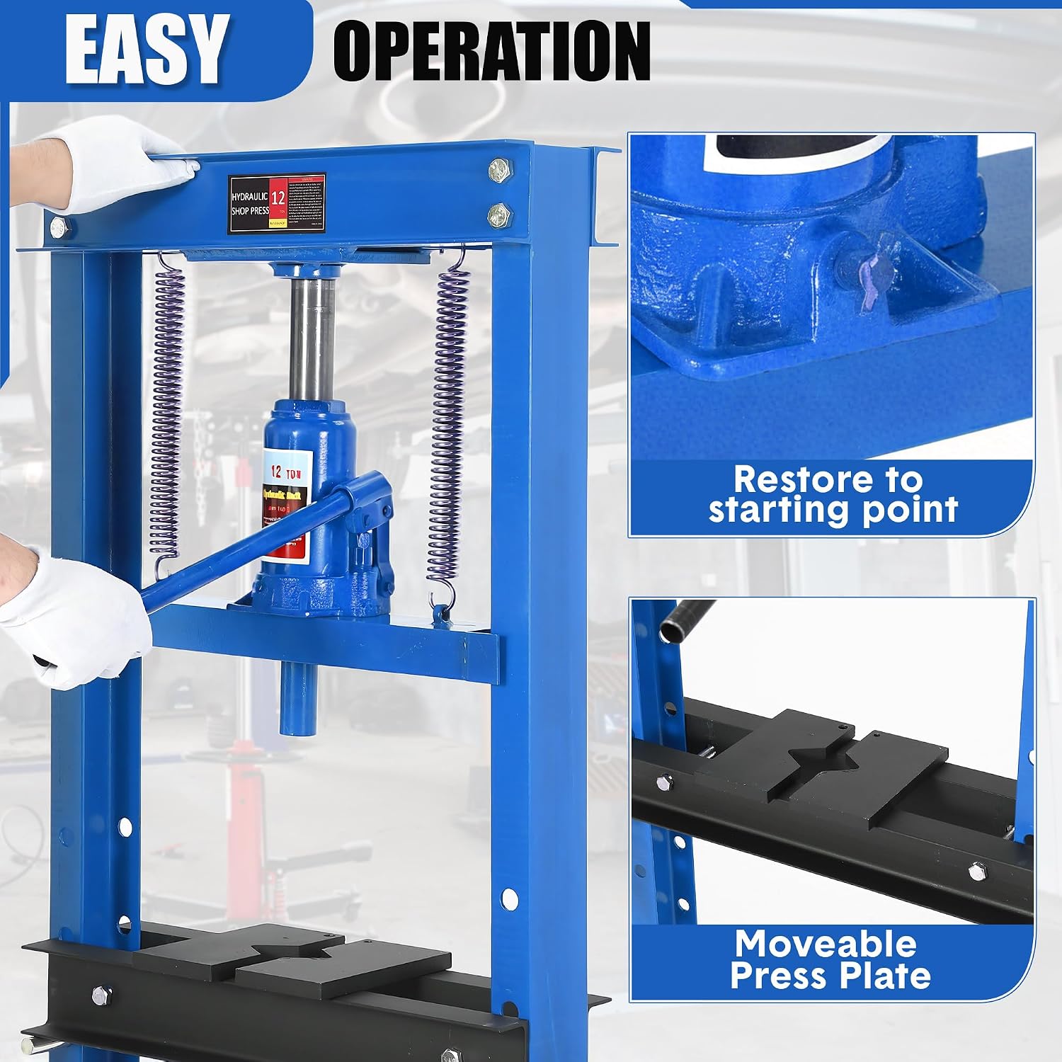 Tacleekii 6T Hydraulic Press H - Car Frame Straightening 评论和价格
