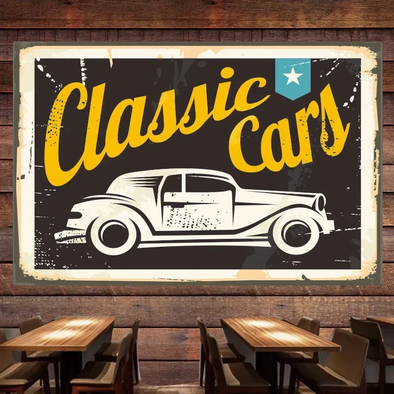 Classic Car Vintage Poster  Fl - Auto Repair Shop For Sale 评论和价格